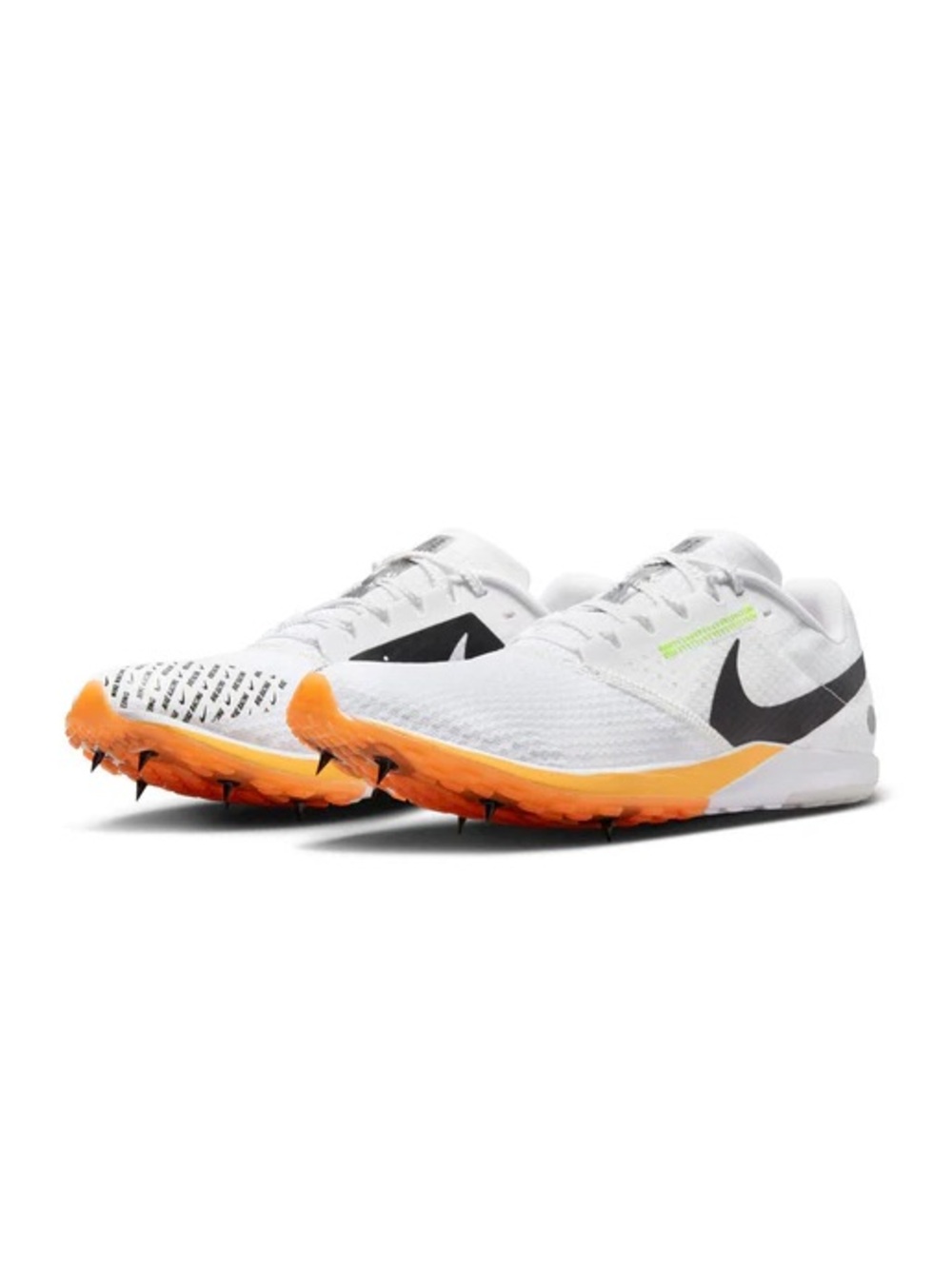 NEW Nike Zoom Rival XC 6 Shoe's Men's 11.5 Cross Country Spikes White/Orange